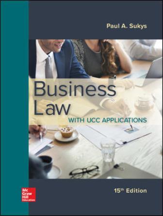 Business Law with UCC Applications 15th Edition Sukys