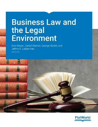 Business Law and the Legal Environment Version 3.0 Mayer