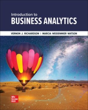 Introduction to Business Analytics 1st Edition Richardson