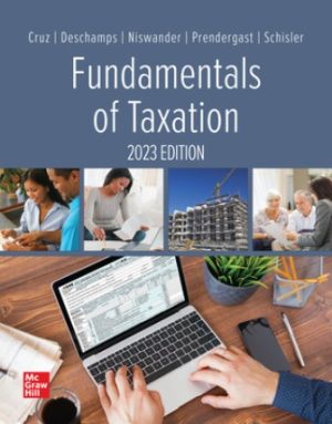 Fundamentals of Taxation 2023 Edition 16th Edition Cruz