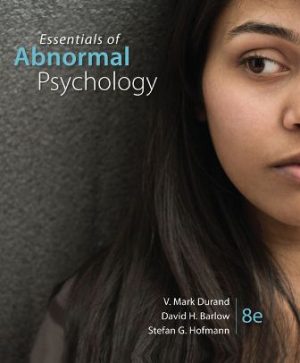 Essentials of Abnormal Psychology 8th Edition Durand